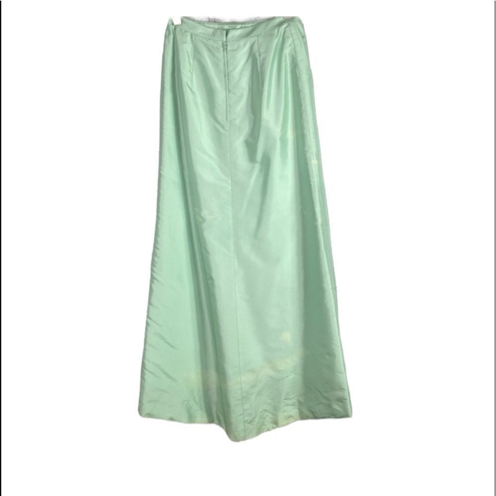 Vintage Marisa Baratelli Thai Silk Beaded Wrap Blouse Maxi Skirt Set Mint Size 6 - Picture 15 of 15